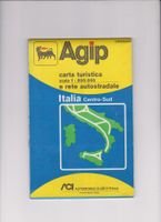 Carte touristique Agip Italia Centro-Sud échelle 1:800.000