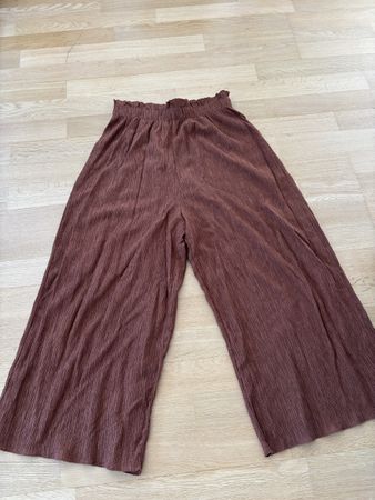 Zara Braun Culotte Hose S