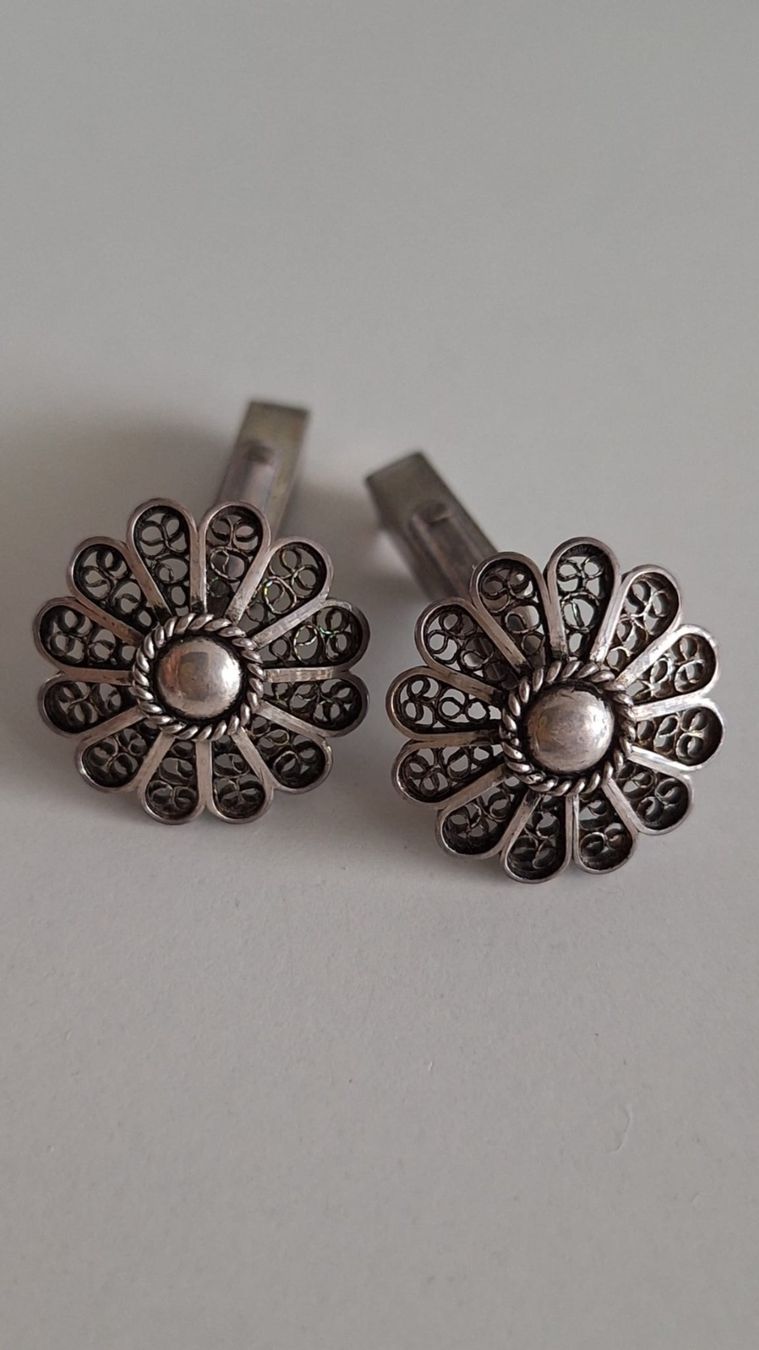 Boutons de manchette: Filigran Trachtenschmuck – D'occasion à Mauensee par Bognau68 1