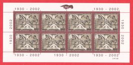 2002 Kleinbogen  ** POSTFRISCH **  PTT Druck  nach SBK 60Fr.