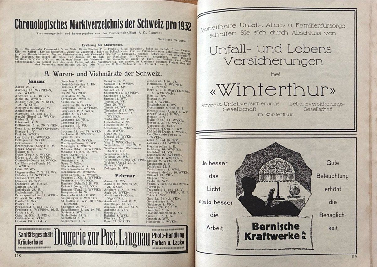 Bücher: Alpenhorn-Kalender 1932 – Gebraucht aus Sarnen von Livres 4