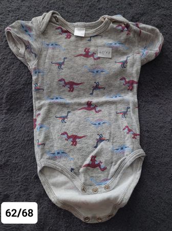 Baby Body kurzarm Dinosaurier 62/68 