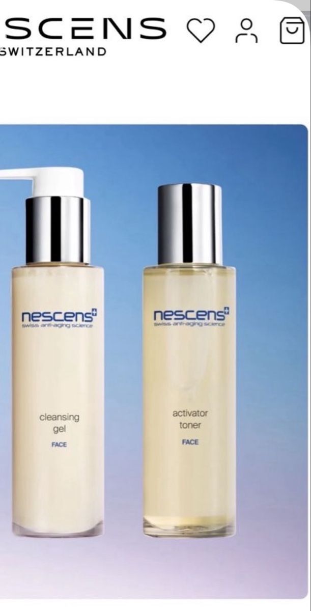 Nescens Cura del viso: Nescens Cleansing Gel / Activator Toner – Nuovo e nell'imballaggio originale da Bern venduto da teppich23