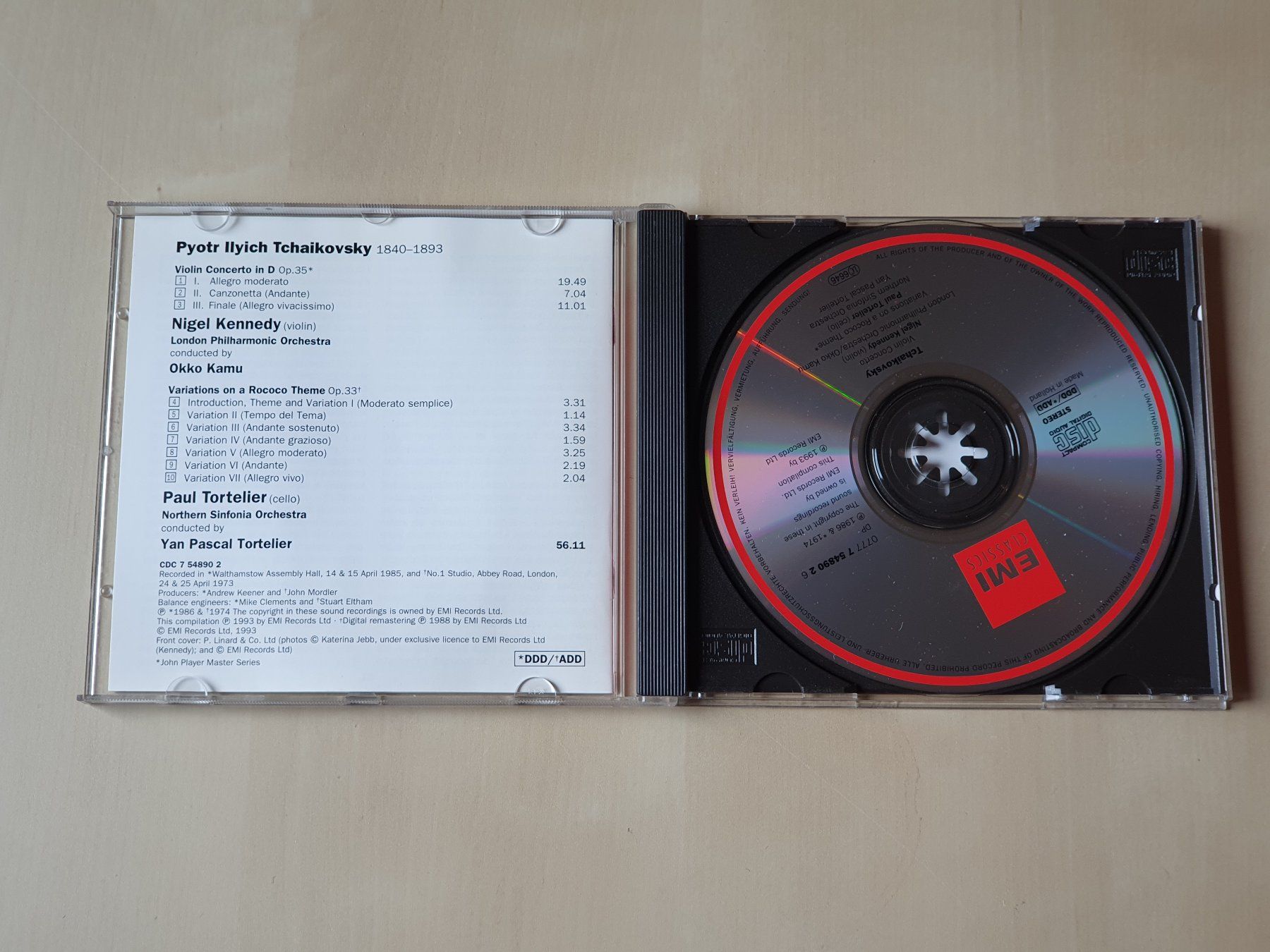 CDs: Tschaikovsky Violin Concerto – D'occasion à Stansstad par collectorsshop 2