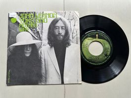 JOHN LENNON BEATLES YOKO ONO tolle Single Kult Mother France