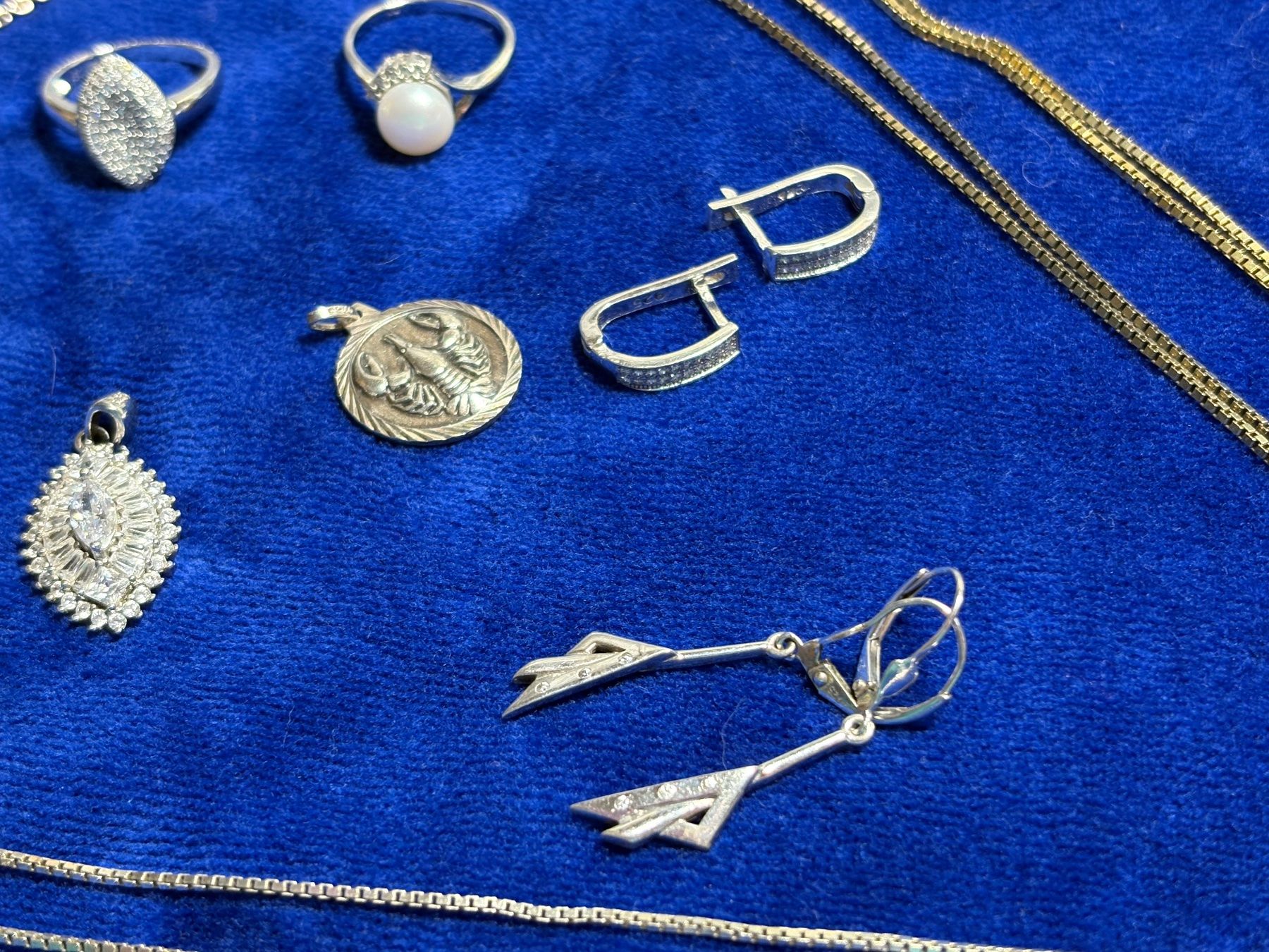 Altri gioielli: 47 gr. 925 Silberschmuck gemischt. – Usato da St. Peterzell venduto da verena40 7