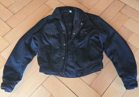 Schicke Polo Motorradjacke für Herren, Grösse M, Schwarz!