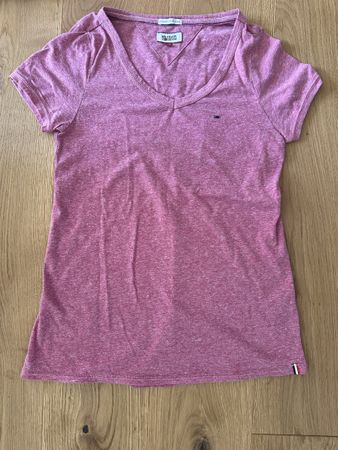 Rosa T-Shirt von Tommy Hilfiger, Grösse XS/ S