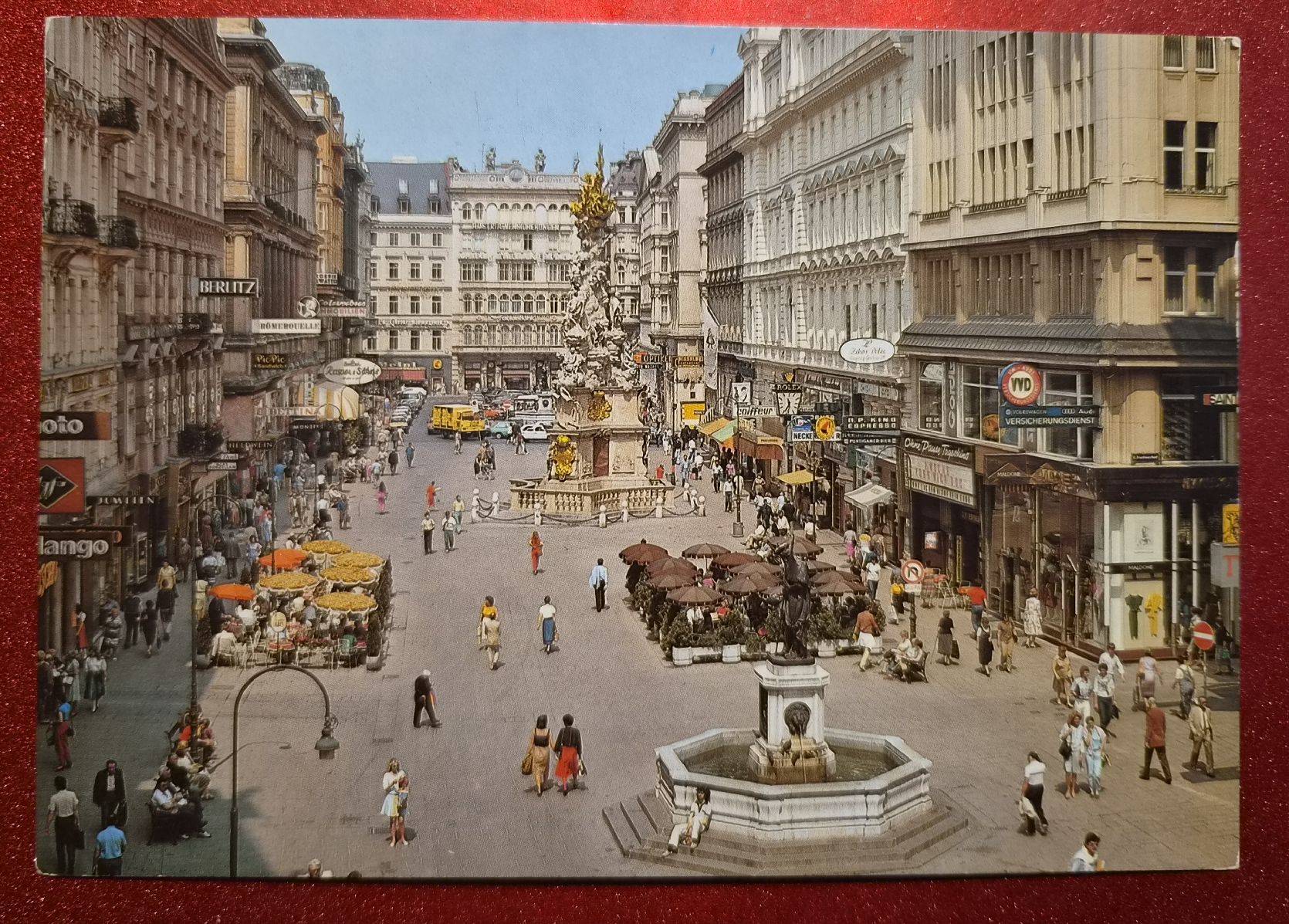 Cartoline postali: Wien Graben mit Pestsäule 1984 – Usato da Melchnau venduto da Arthurius