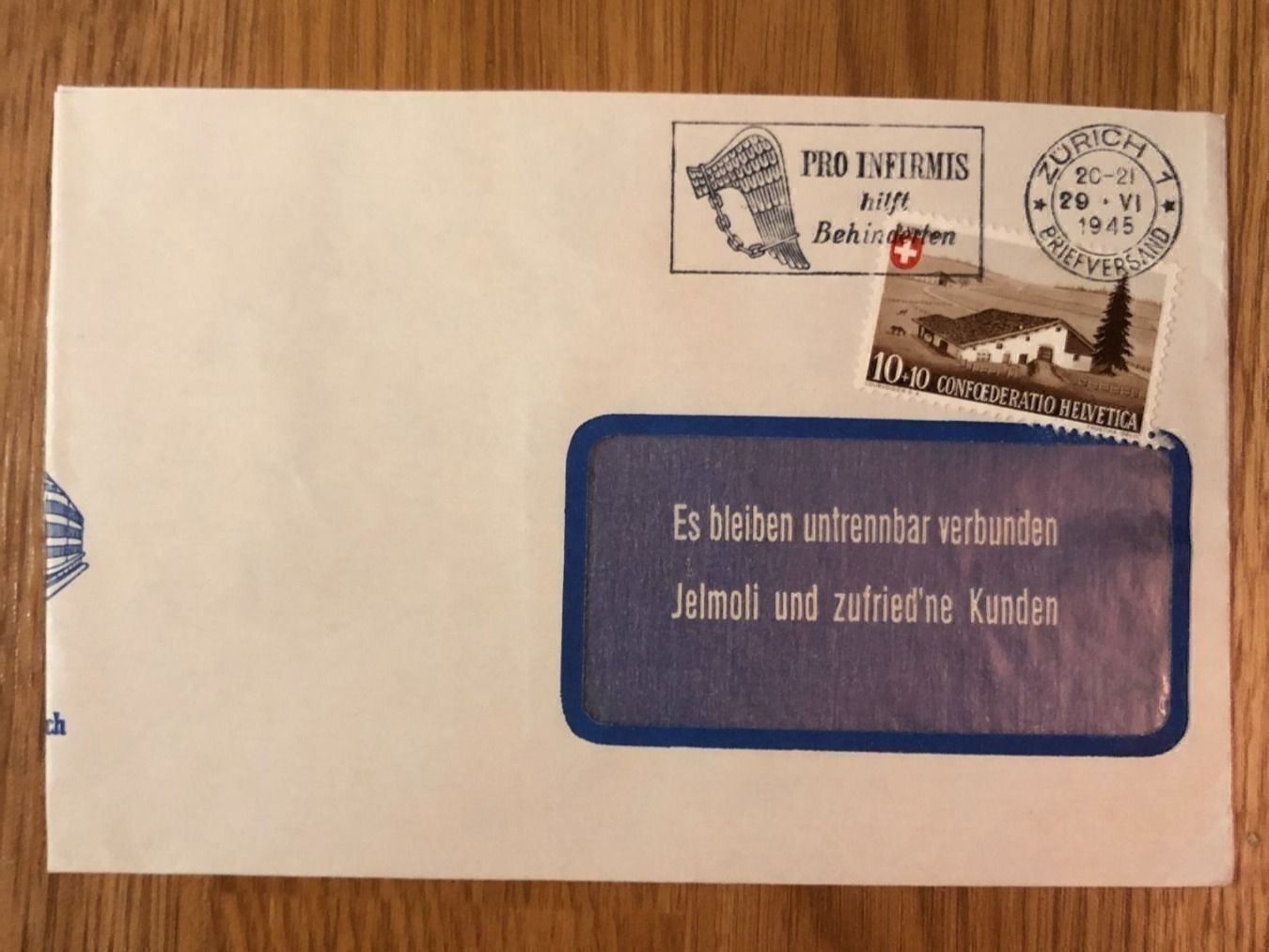 Tutti i francobolli: Pro Patria, Stempel 29.VI 1945 Zürich1 – Usato da Landquart venduto da interesse63