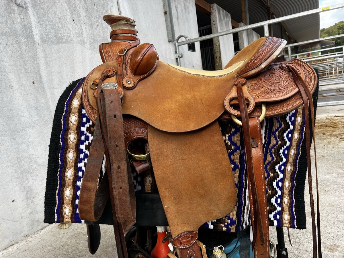 Selles, accessoires: Deuber und Partner Wade Sattel – D'occasion à Oerlingen par Lucaphil01 2