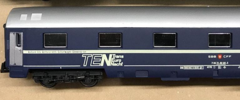 Lima Modelleisenbahnen: Lima HO 9251: SBB Schlafwagen TEN, UIC – Gebraucht aus Brüttisellen von Rentner44zh 2