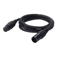 DAP XLR DMX Kabel 5-Pol Digital AES-EBU Norm Schwarz 20m
