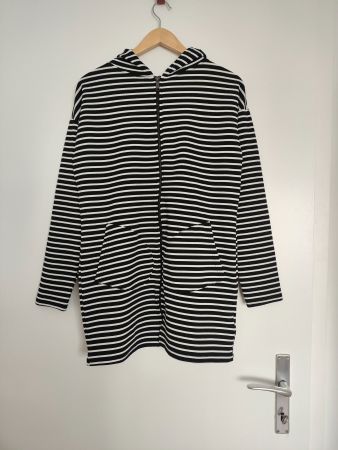 neu leichte Jacke Cardigan 36 38 gestreift
