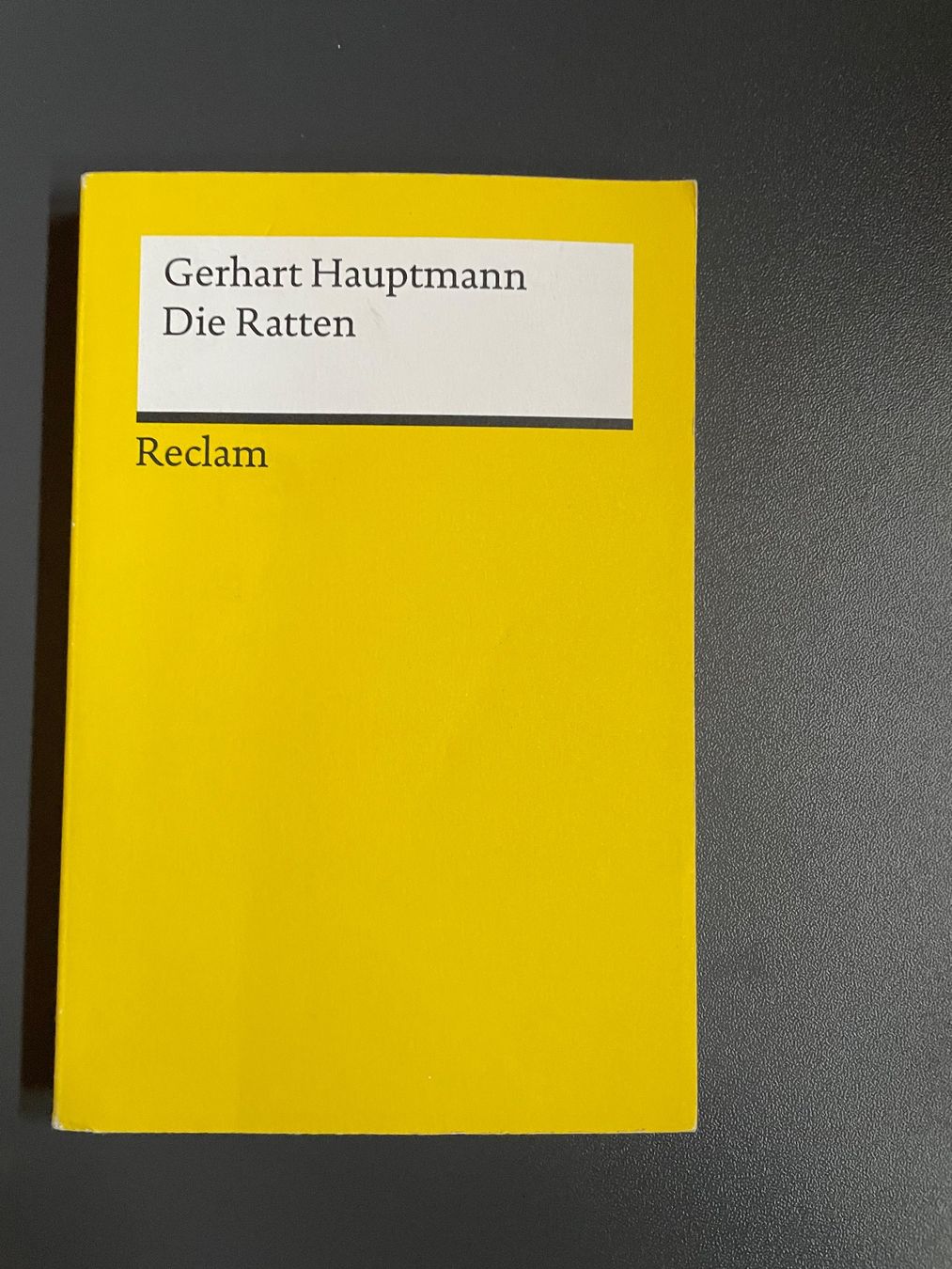 Libri: Die Ratten de Gerhart Hauptmann – Nuovo (secondo la descrizione) da Chamoson venduto da daleva0204