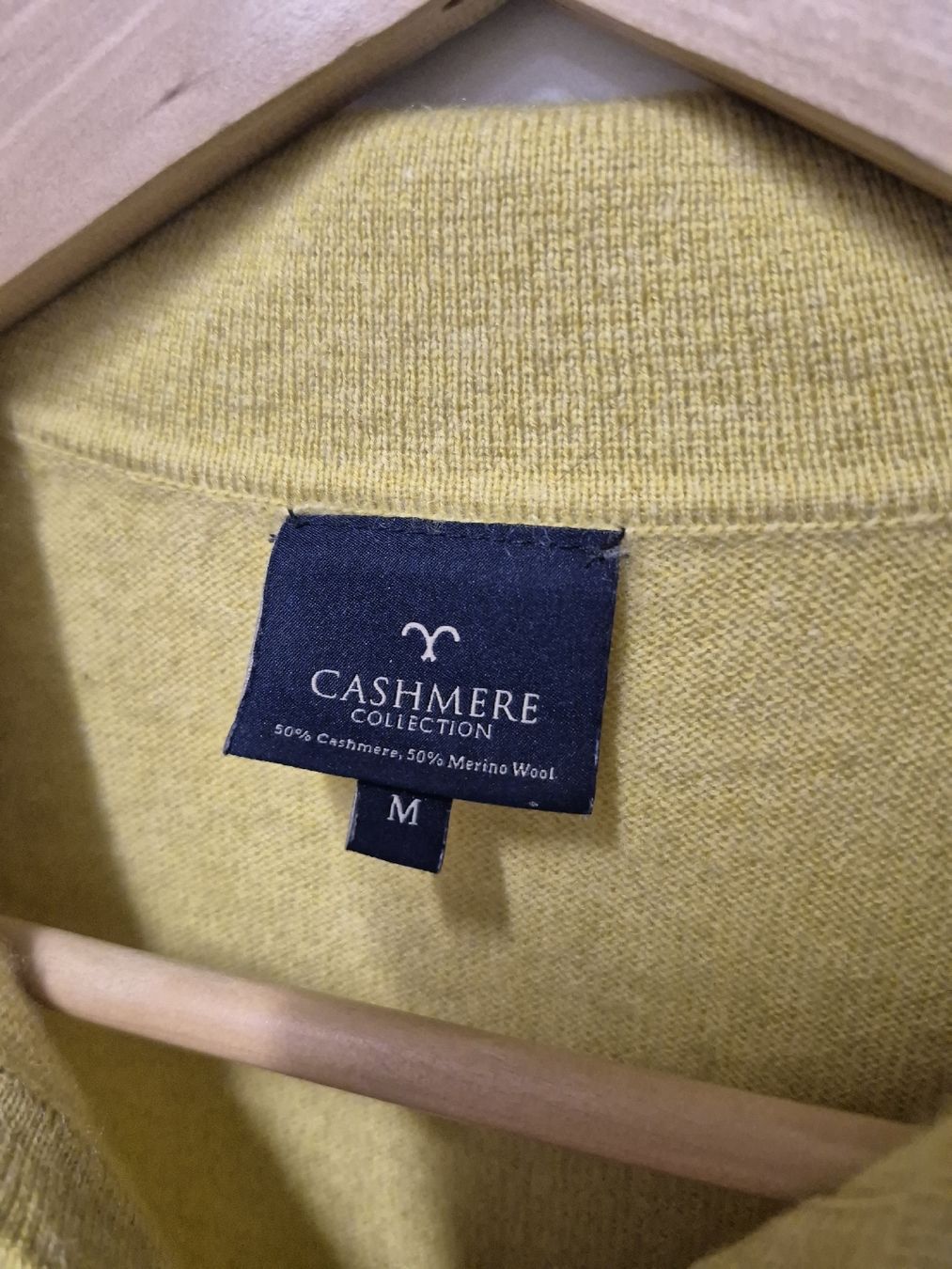 Maglioni & Felpe: Cashmere Collection Pullover Gr.M Kashmir/Merinowolle gelb – Usato da Merligen venduto da muss_haben 3