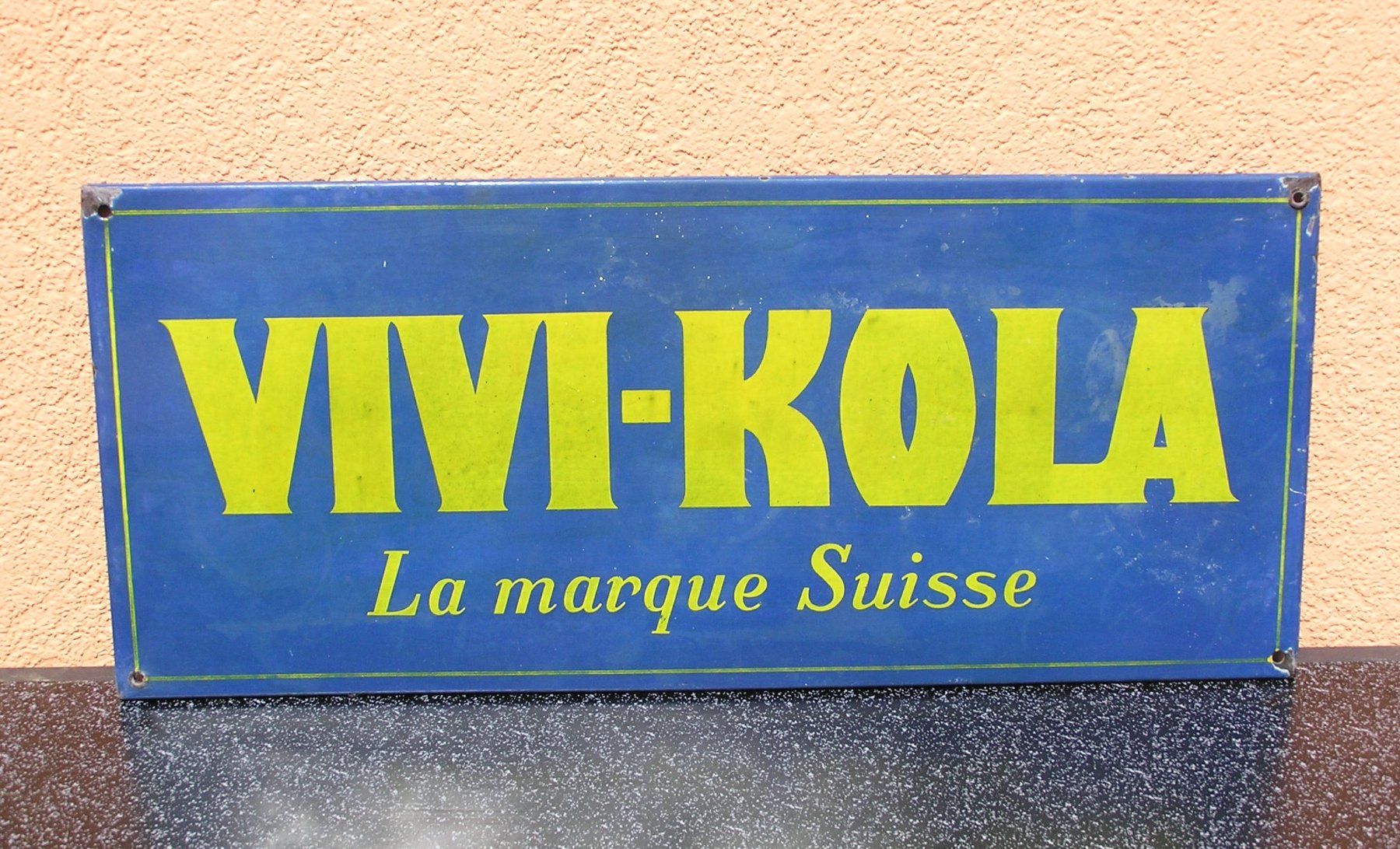 Insegne: VIVI-KOLA EMAILSCHILD ORIGINAL – Usato da Grenchen venduto da Antique-hunter 8