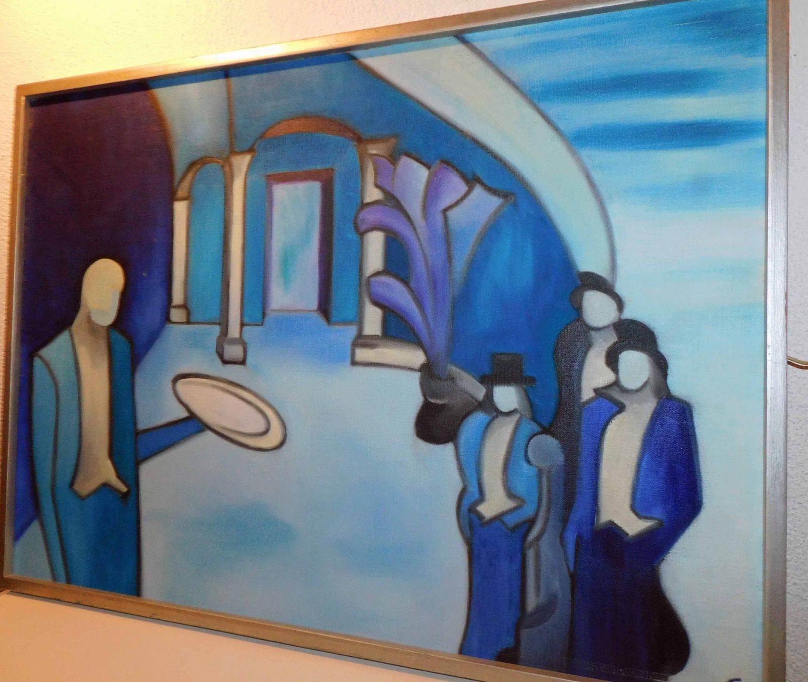 Gemälde: Kunst Ölgemälde Bild signiert  1973 – Gebraucht aus Sursee von 76 1