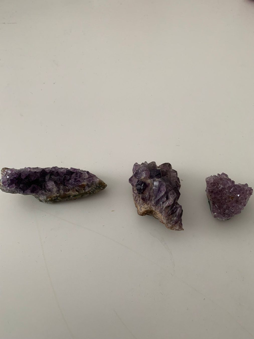Minerali & Pietre curative: 3 Amethyste - dekorative Kristallstufen / Cluster – Usato da Ostermundigen venduto da pas_x9nv 1