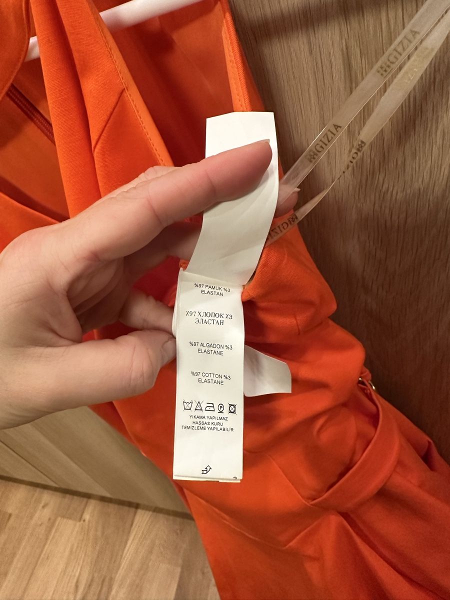 Vestiti: Gizia Orange Dress 36 – Usato da Horgen venduto da Elizhadz 5