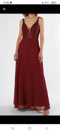 Abendkleid, Ballkleid, bordeaux - Loana