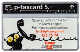 Coop Assurance (2. Auflage) - seltene Firmen Taxcard