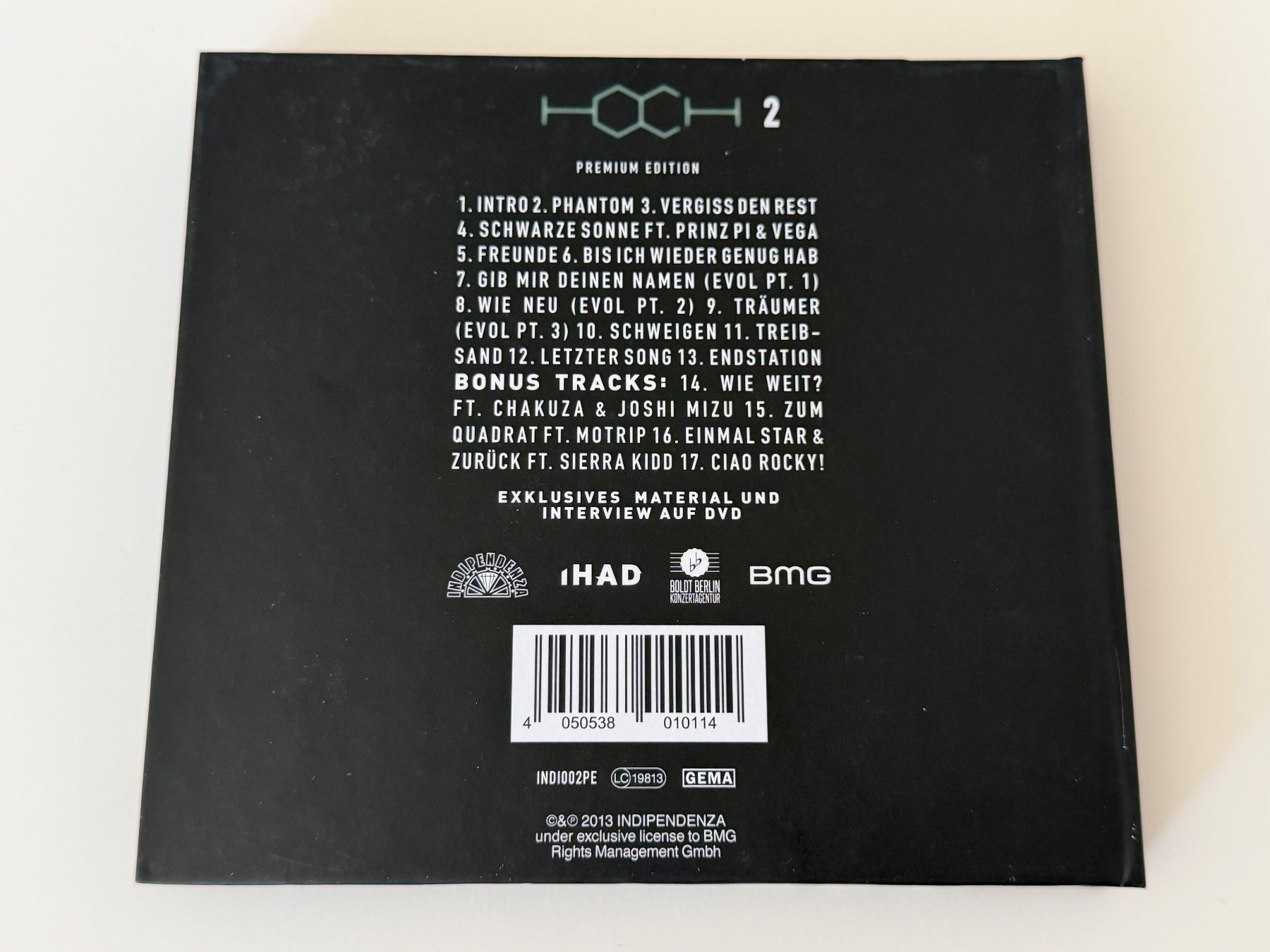 Tutti i DVDs: Raf 3.0 - Hoch 2 - Premium Edition CD+DVD - Mediabook – Nuovo (secondo la descrizione) da Altstätten SG venduto da sheamus 1