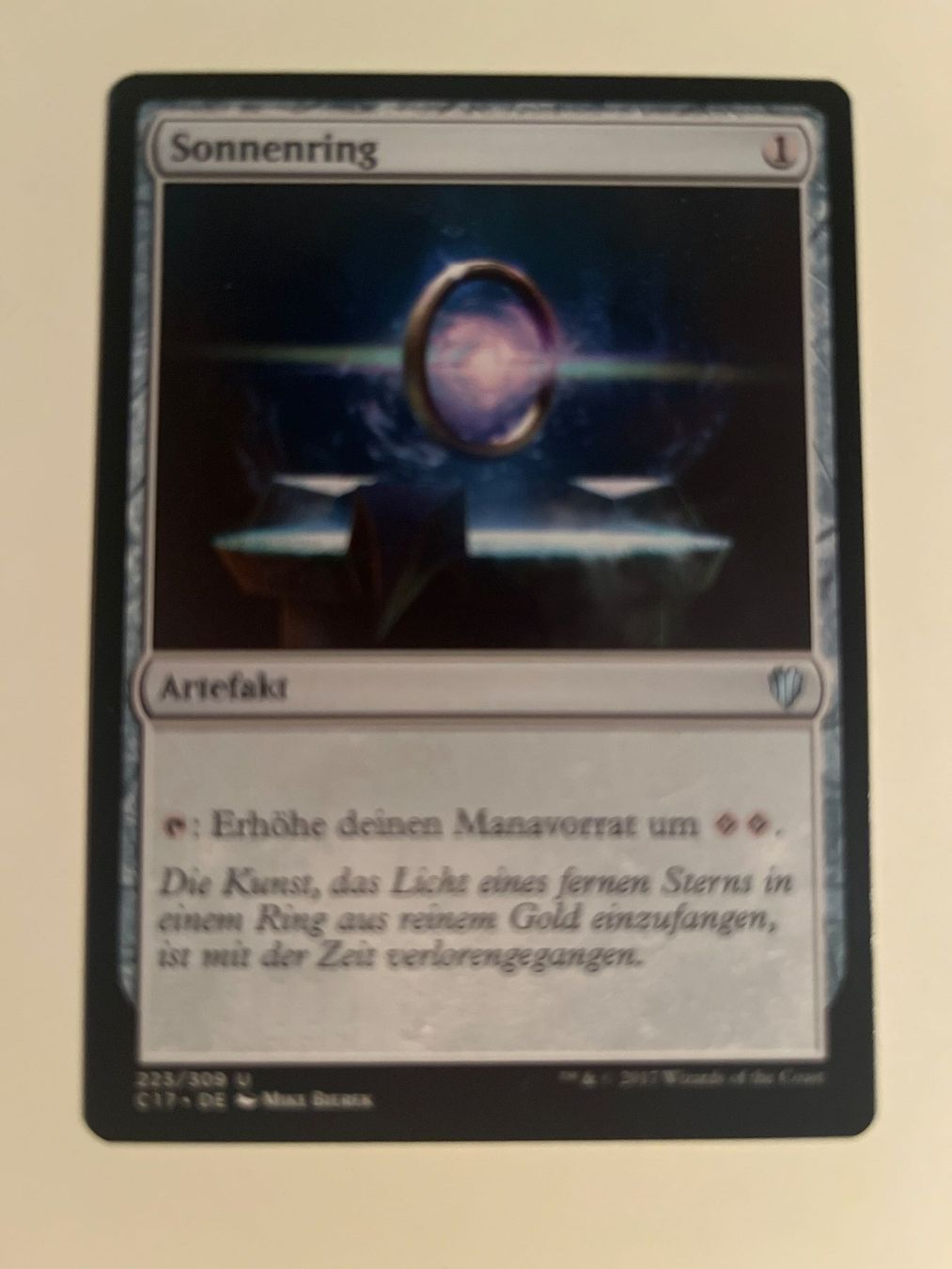 Magic The Gathering Carte collezionabili: 1 x Sonnenring - Magic: The Gathering - MtG – Usato da Kriens venduto da Shadi1980