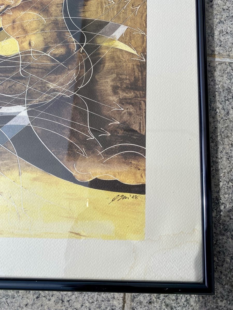Foto & Immagini: Gerahmtes Bild, Hans Erni, Druck – Usato da Rotkreuz venduto da Once0 1