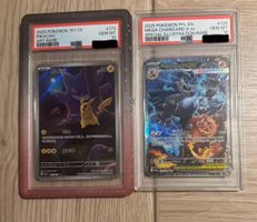 Pokemon Pikachu/Gengar 172 und Mega Charizard PSA 10 🔥