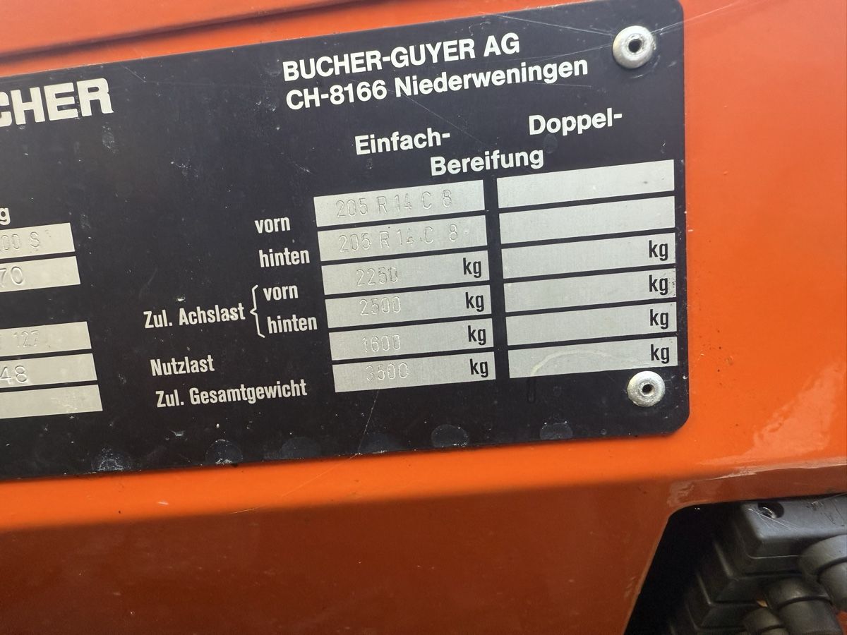 Veicoli commerciali: Bucher GT 1200 S – Usato da Eichberg venduto da Weder236 7