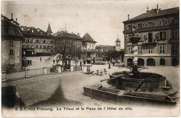 FR 57 FRIBOURG Tilleuil Place de l’Hôtel de ville tram P.mil