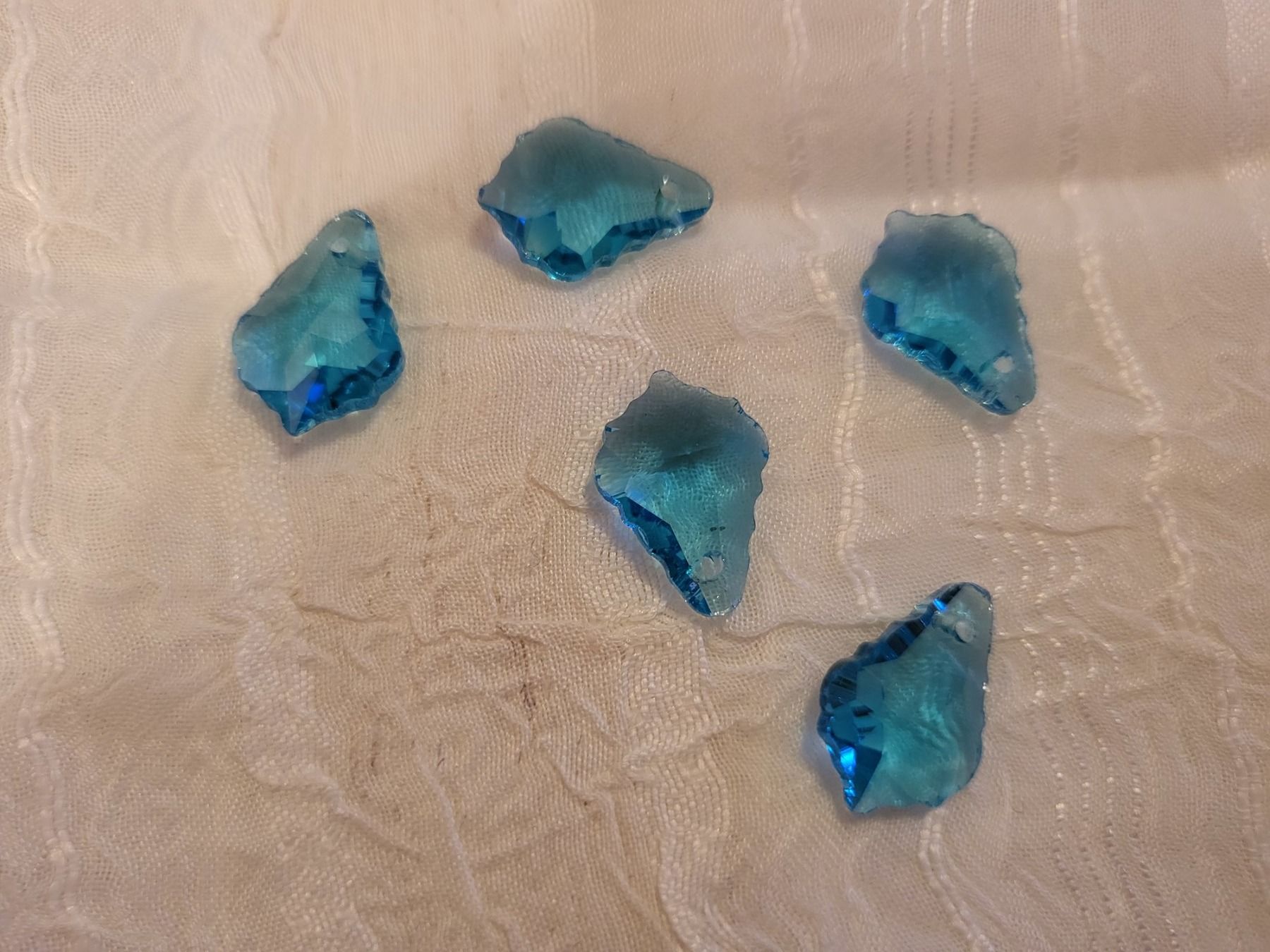 Perlen (unechte): Glas Barock 11x16mm (nr22) – Neu (gemäss Beschreibung) aus Dietikon von Eleda