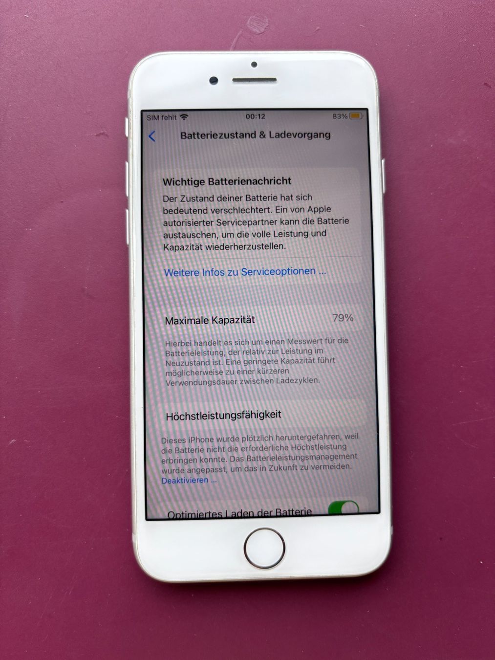 Apple Telefoni cellulari / Smartphones: Apple iPhone 8 64 GB Weiss – Usato da Zimmerwald venduto da Michael68 4