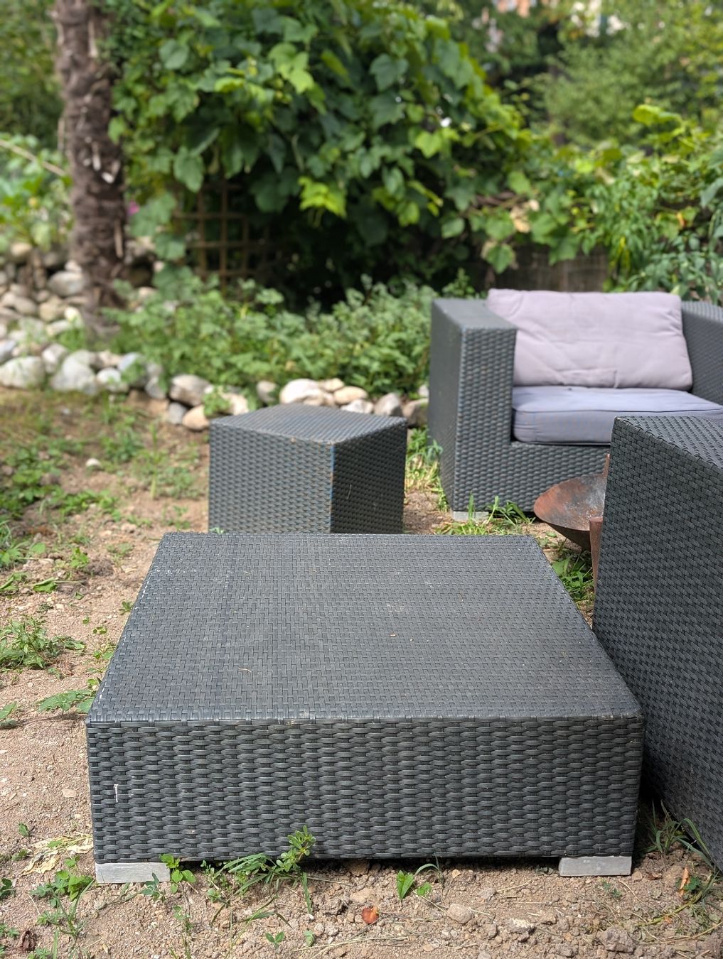 Sessel: Gartenmöbel 4-teilig anthrazid gebraucht – Gebraucht aus Uerikon von Augustine07 3