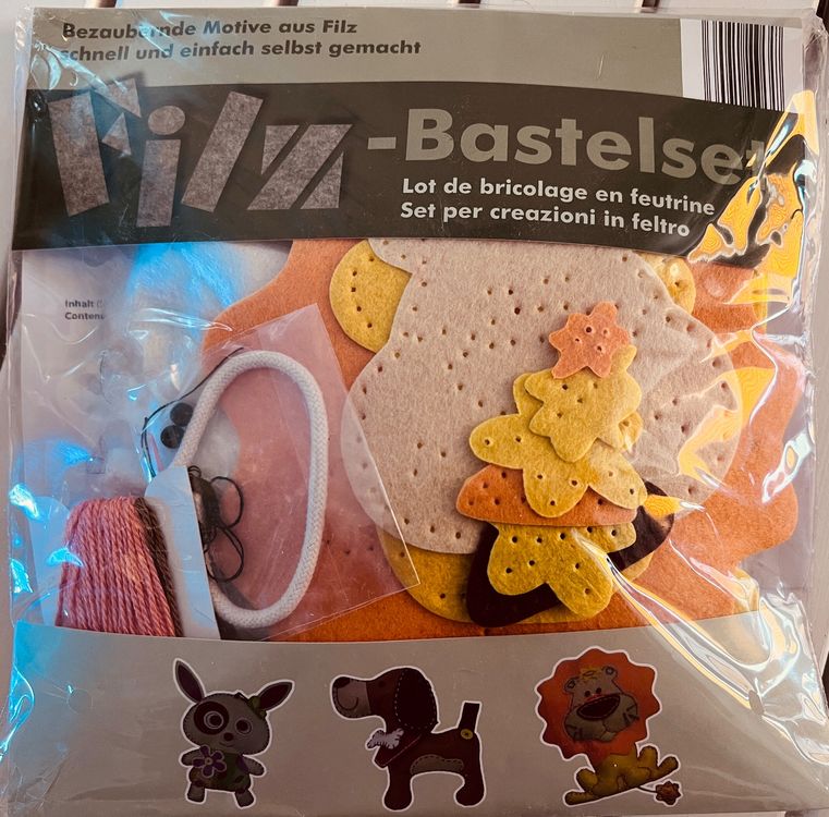DIY Filz-Nähset Für Kinder – Dinosaurier-Motiv, Mit Nadel Und Füllung
