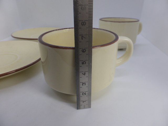 Rössler Tazze: Rössler 2 tasses à café et soucoupes décor "Claire" – Usato da Porrentruy venduto da Kim017 3
