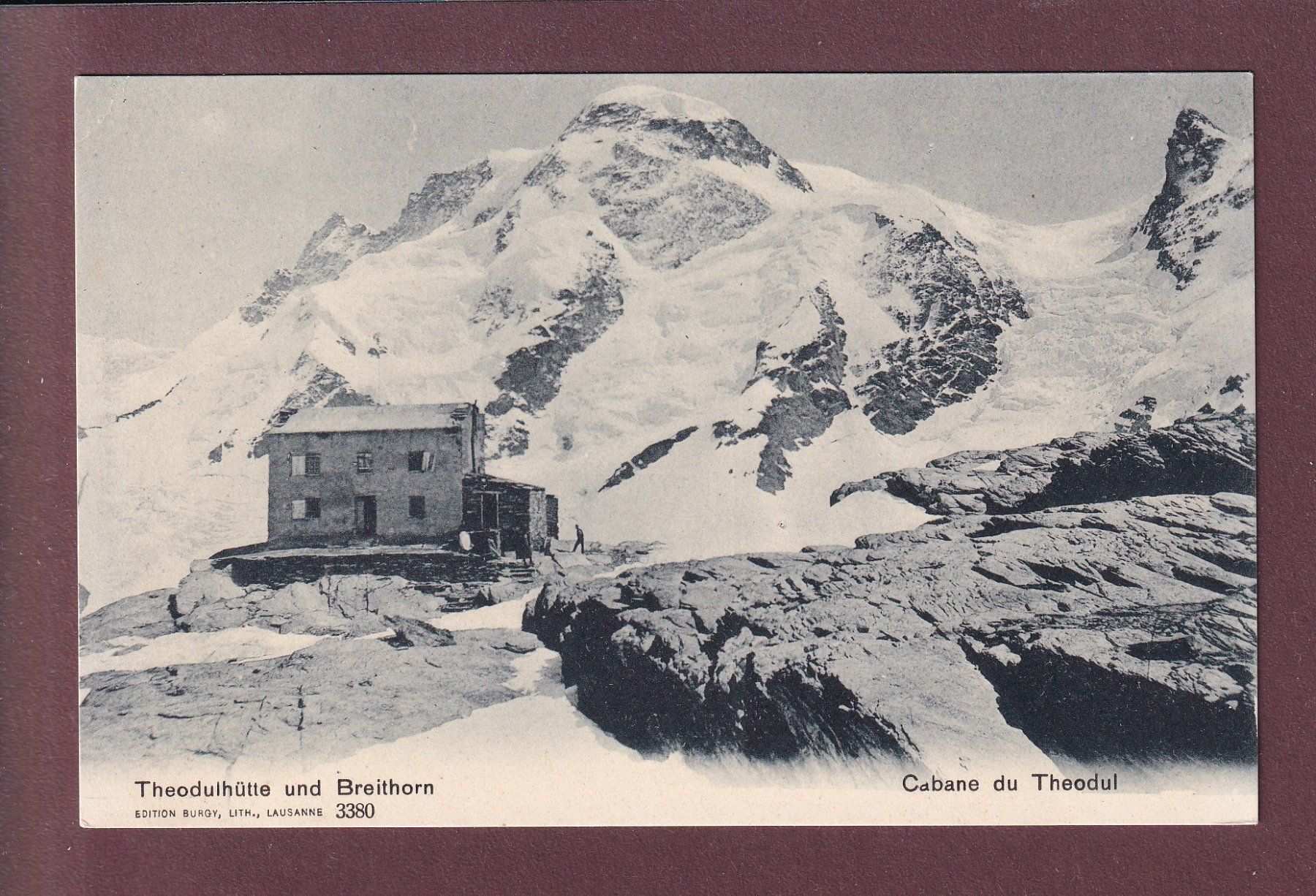 Cartes postales: THEODULHÜTTE - Breithorn // Eckbug // – D'occasion à Pully par nicecards