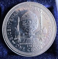 ISLE OF MAN 1 CROWN 1983 UNZ. *SEHR RAR*