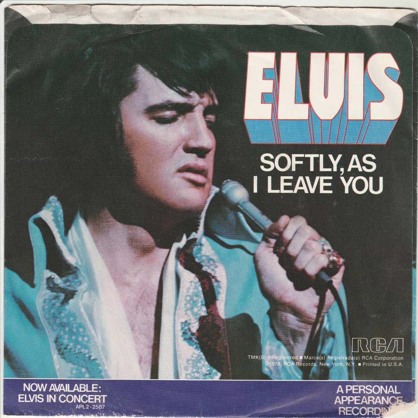 Dischi in vinile: Elvis Presley - Unchained Melody 7" Vinyl USA – Usato da Tübach venduto da JamesStone 1