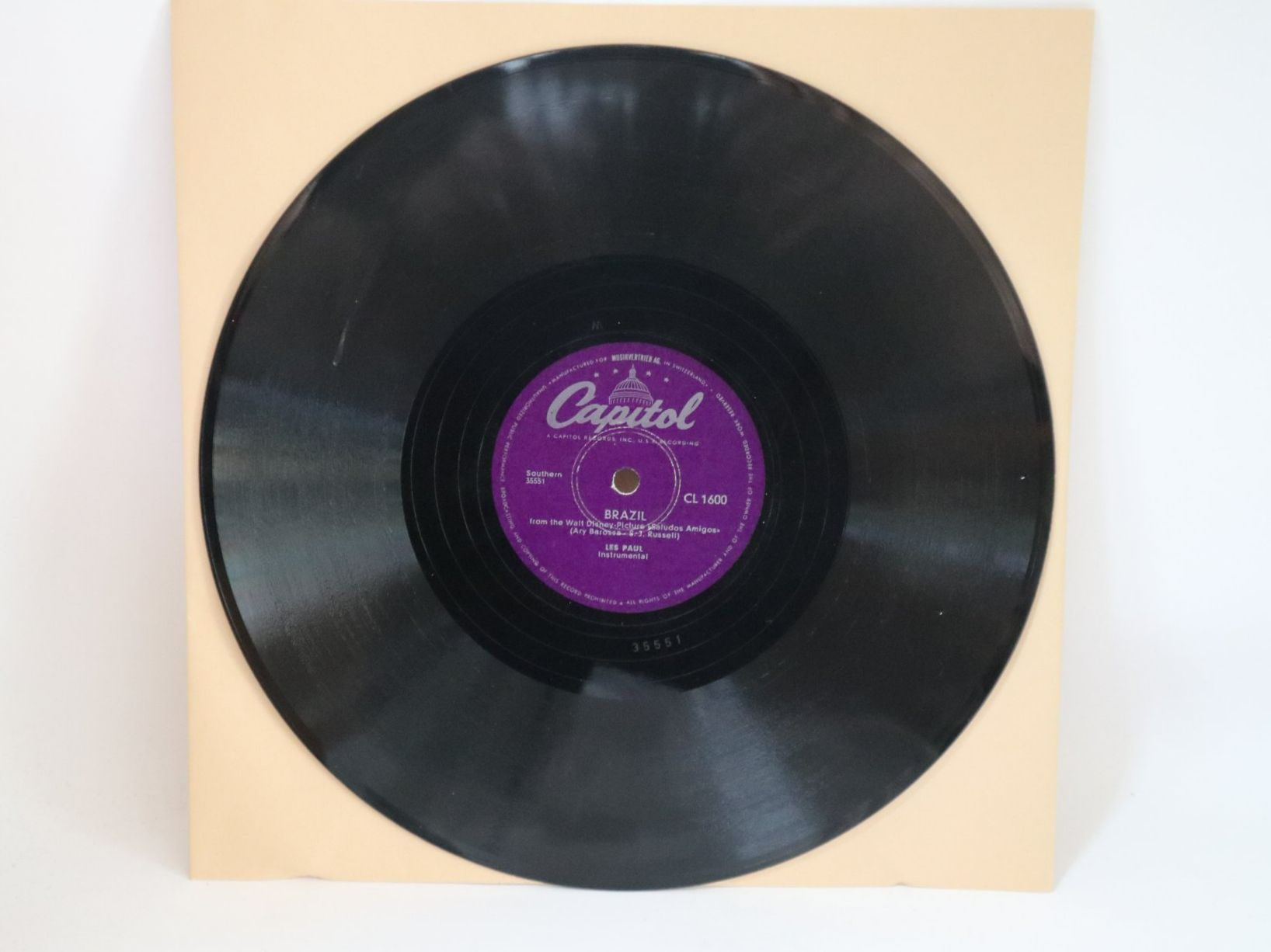 Dischi in vinile: Schellack Les Paul Brazil / Lover Schallplatte – Usato da Eschenbach SG venduto da Astalavista 1