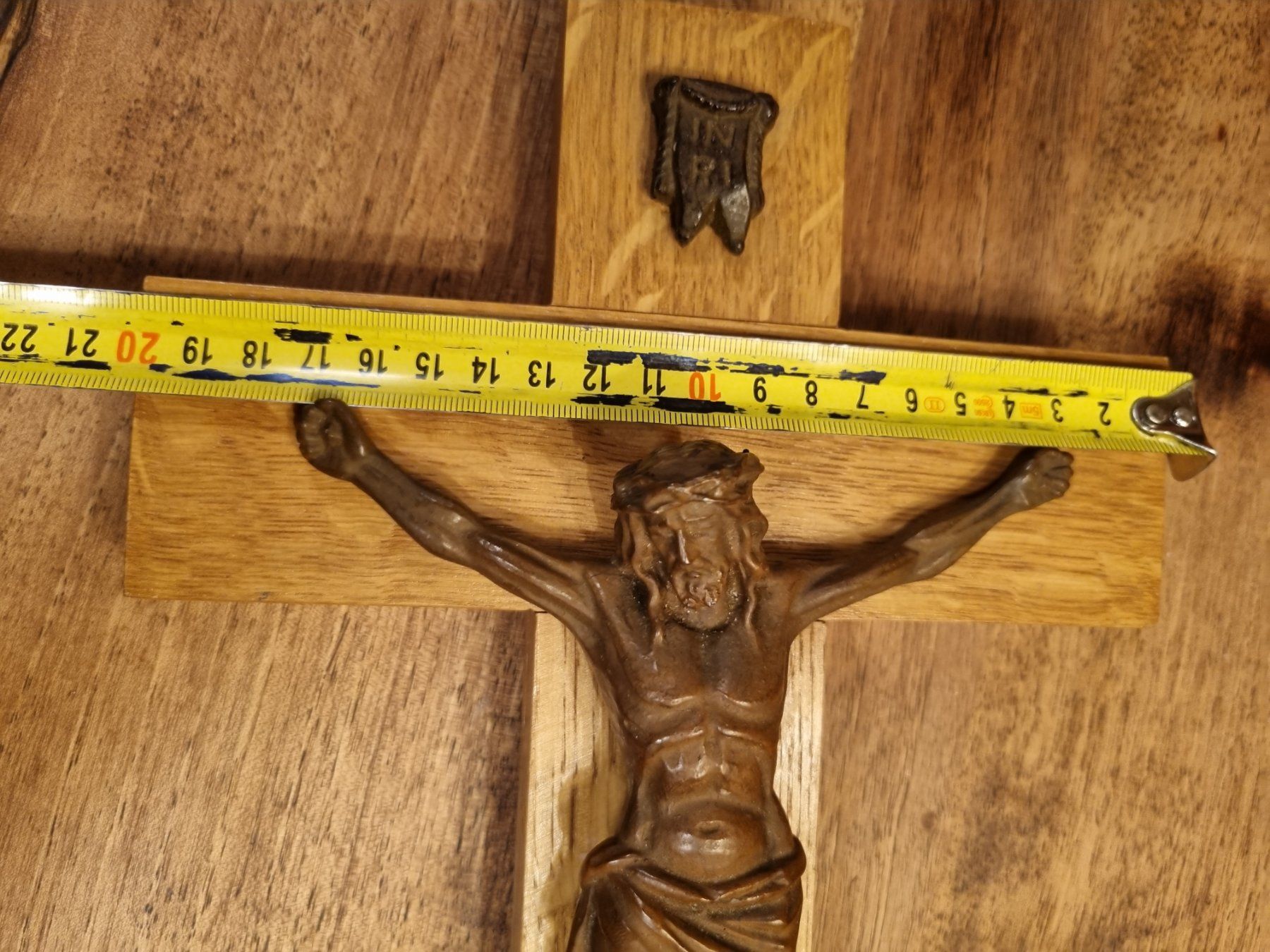 Figuren: Antikes Kruzifix Jesus Holz ca. 1900 – Gebraucht aus Scharnachtal von devin03 6