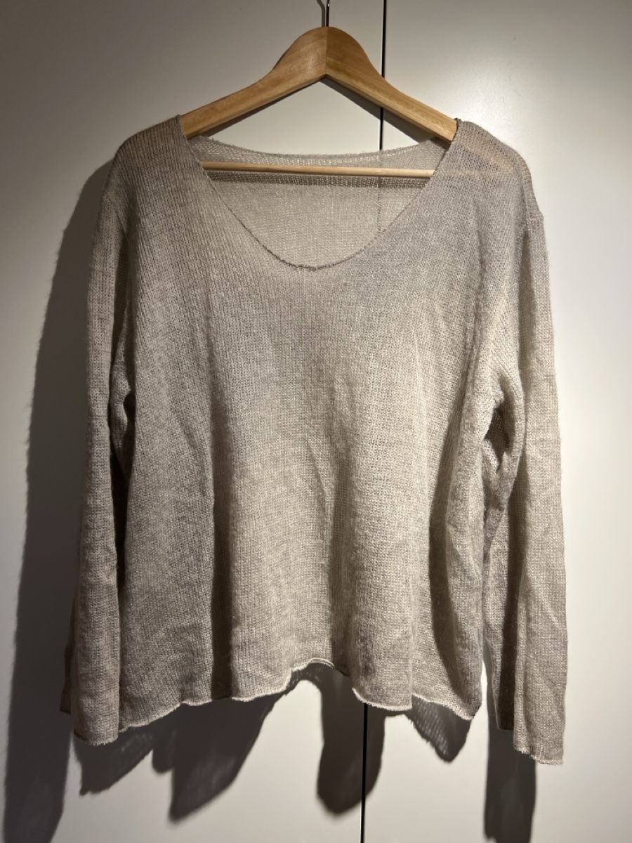 Camicette: Set, Bluse aus Bauwolle & Pullover aus Mohair/Acryl, ca. 46 – Nuovo (secondo la descrizione) da Wallisellen venduto da sarinavs 1