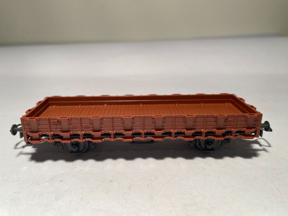 LILIPUT Niederbordwagen braun ÖBB, DC Achsen 2