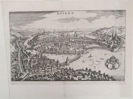 Luzern Kupferstich von Merian