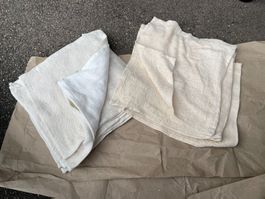 Posten Frotté-Tücher, elfenbeinweiss, Neu