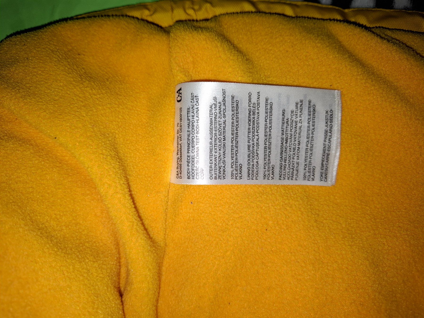 C&A Giacche & Cappotti: Winterjacke dunkelgelb gr.128 – Usato da Oberurnen venduto da rotty80 5