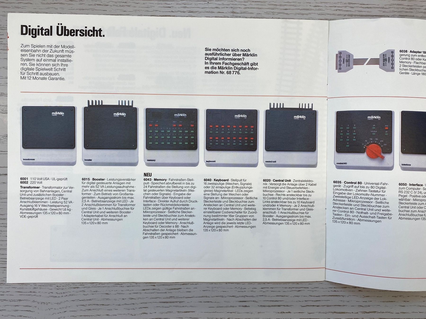 Documenti: Märklin 1986/87 Digital Prospekt – Usato da Lupsingen venduto da New-Haven 1
