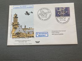 Umschlag Neuchâtel Colombier Luftpost Philatelie 26.04.1986