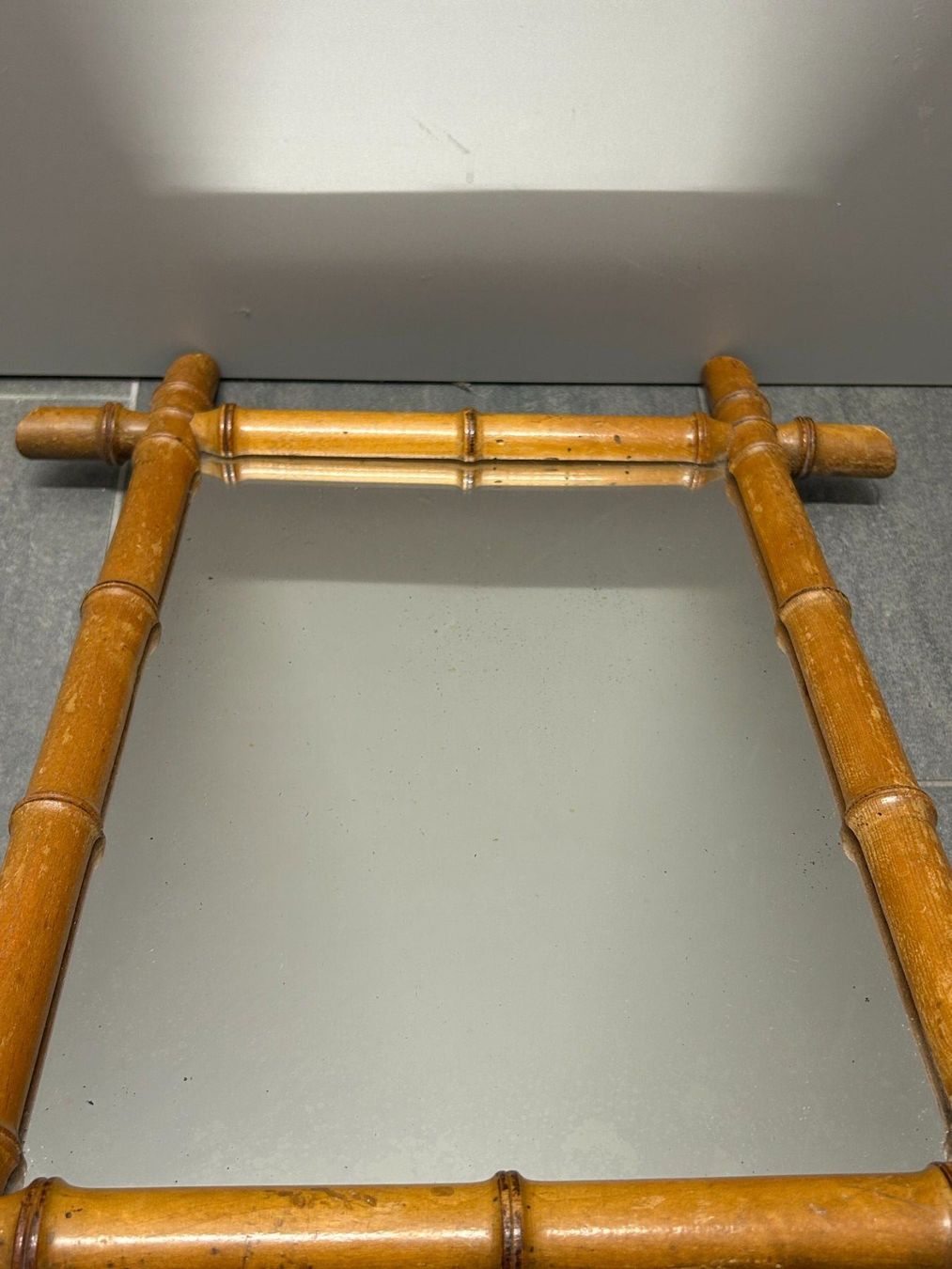 Specchi: Miroir bambou vintage ca 1910 – Usato da Lausanne venduto da Weber1007 9